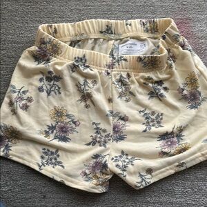 Abercrombie Kids Yellow Floral Sleep Shorts